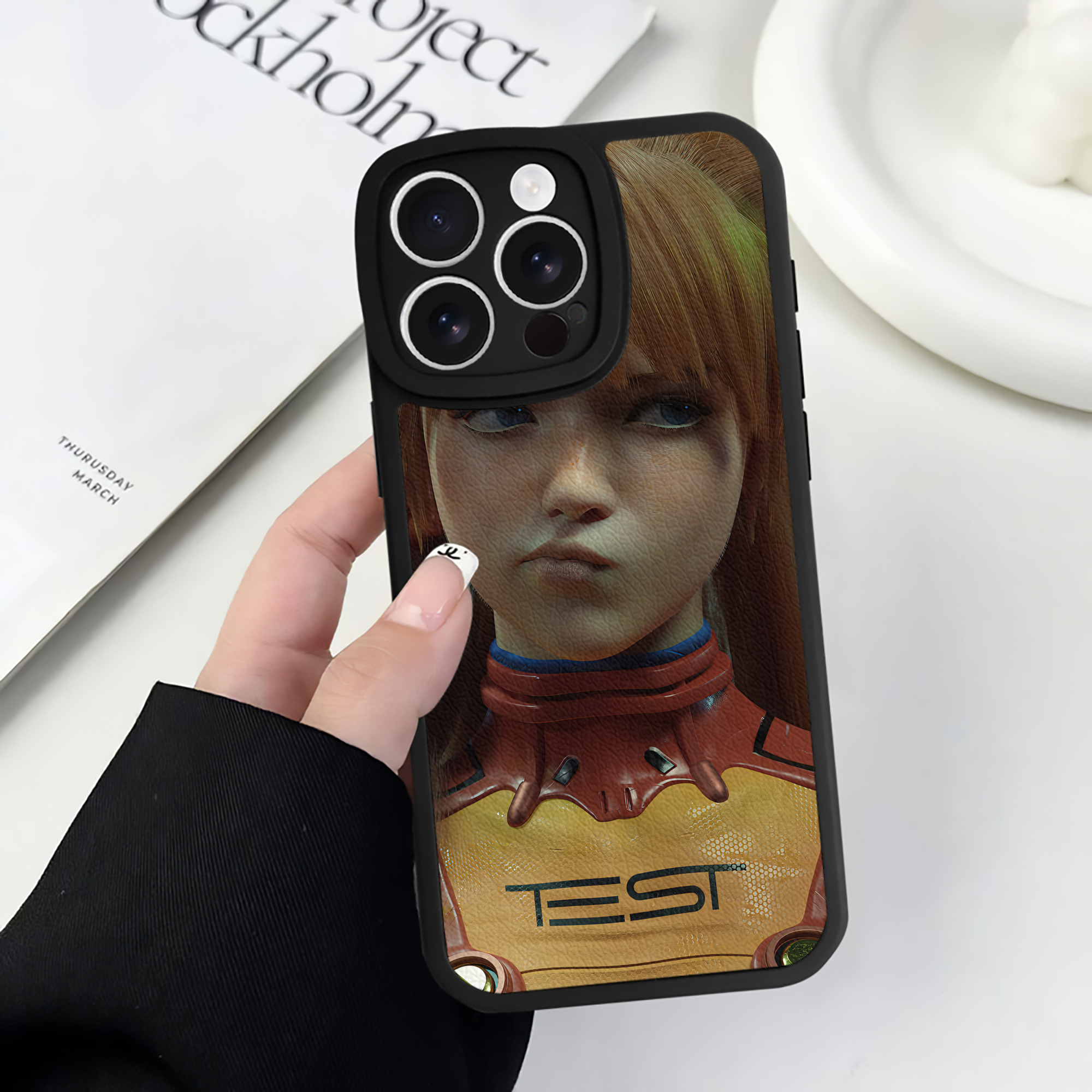 （画像用） EVA 新世紀エヴァンゲリオン 【iPhone 16シリーズ対応】シリコンスマホケース（レザー調） 材質：シリコン